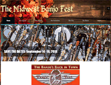 Tablet Screenshot of midwestbanjofest.com